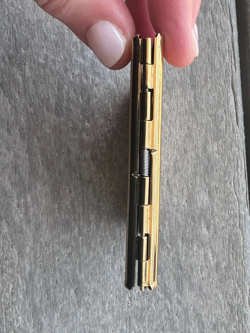Vintage Vingard Swiss Wind-Up Watch Money Clip | Working | Mid-Century